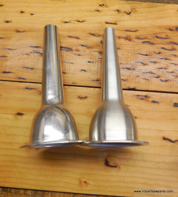 2 Stuffing Horns for Hobart #12 Meat Grinders (3/4" & 1/2")